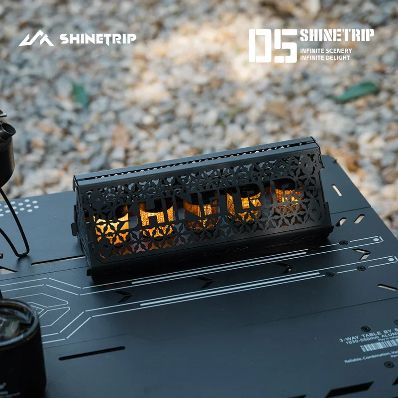 19 light box outdoor camping light atmosphere sense stainless steel light stand light array camping light stand 38 light storage