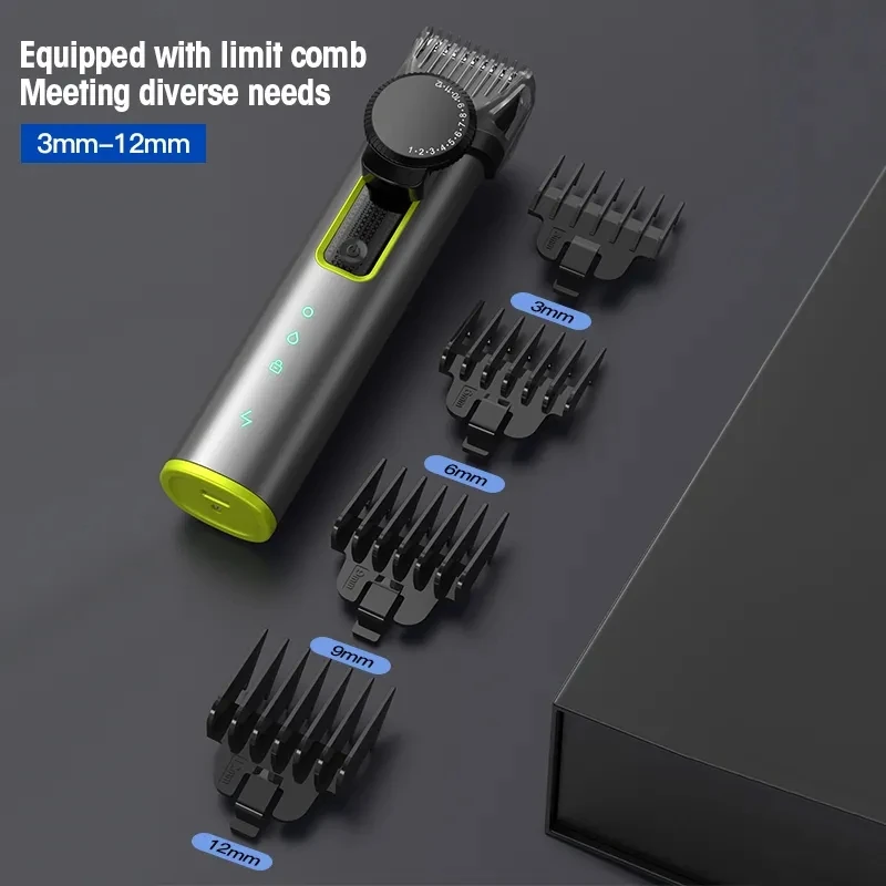 Xiaomi-Analyste de coupe de cheveux Youpin pour hommes, tondeuse à cheveux électrique multifonctionnelle, étanche IPX5, rasoir 4 en 1, ensemble de