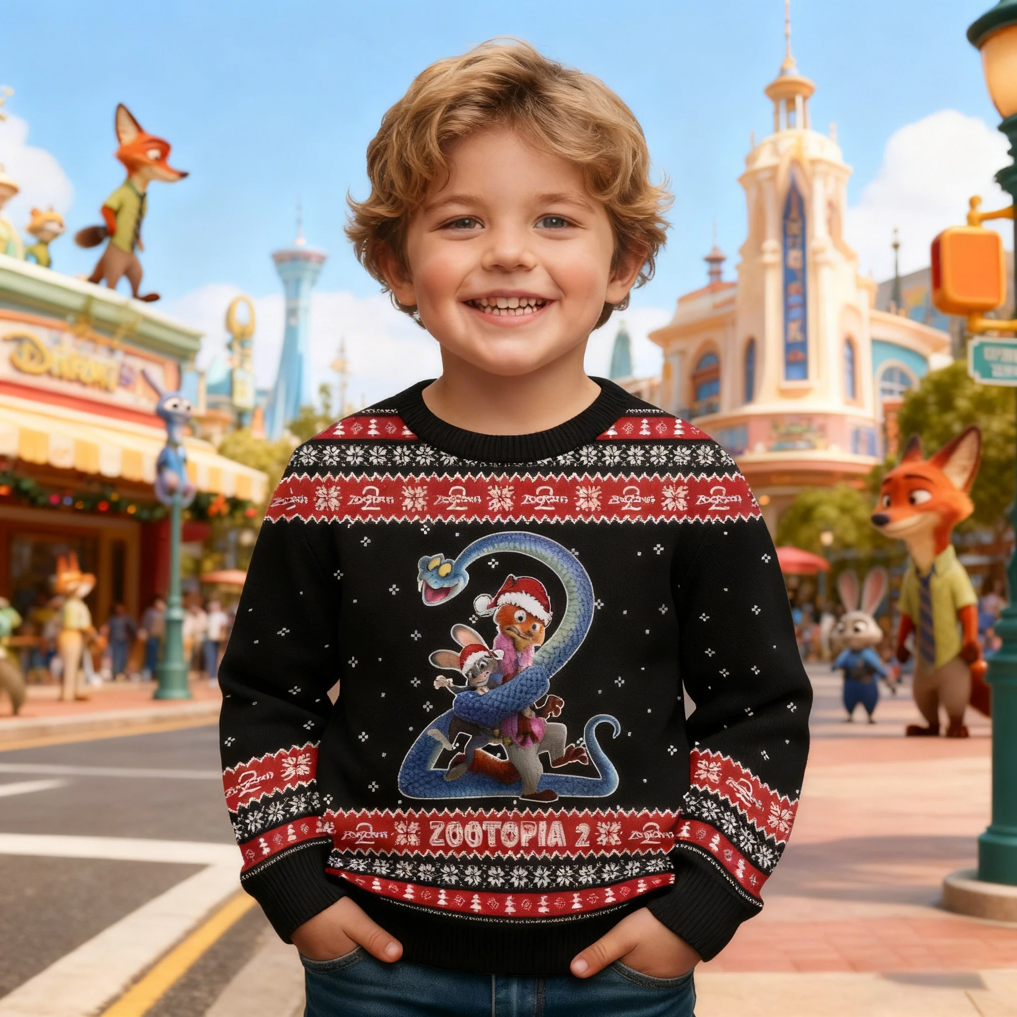 

Модный повседневный корейский стиль, модный свитшот с принтом Zootopia2 Judy Nick, молодежный детский топ унисекс на осень-зиму с длинными рукавами