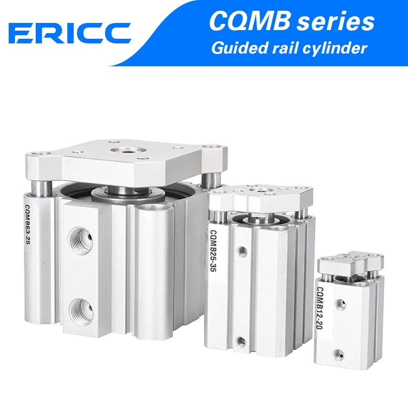 Three axis thin cylinder with guide rod CQMB12/16/20/25/32/40/50 - 5/10/15/20/25/30/35/40/50/75/100