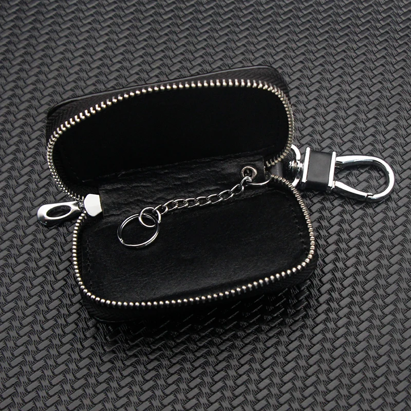 1PC Genuine Leather Car Key Cover Case Wallet For Chery Omoda 5 C5 Tigo 7 8 Pro Max Tigo 7 8 Plus Arrizo 5 Plus Auto Accessories