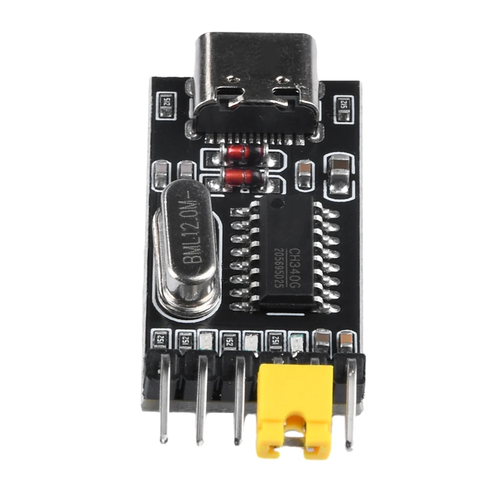 TYPE-C Male Female CH340G CH340 3.3V 5V Switch USB to TTL Converter UART Module For Phone Tablets Computers Directly Connected