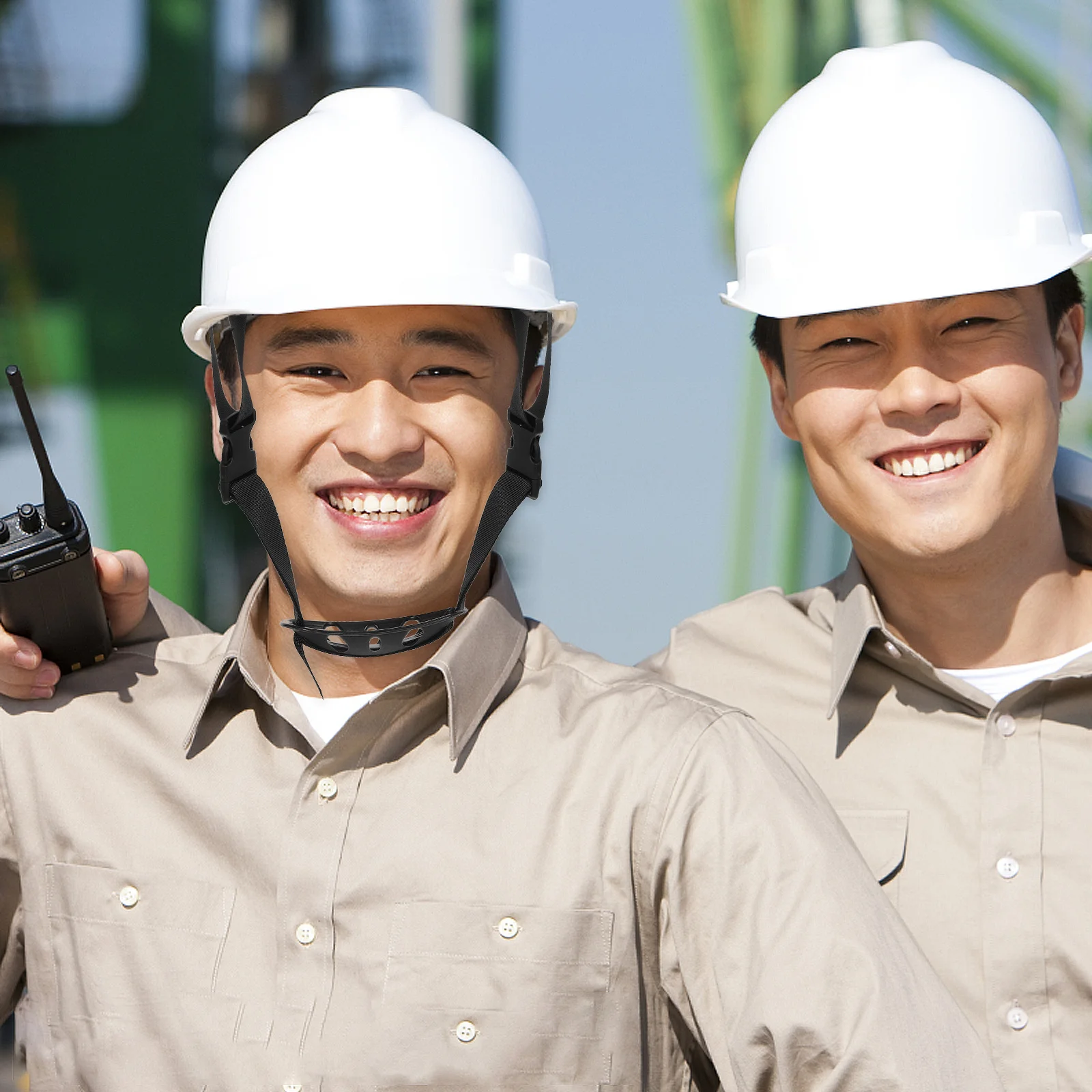 Safety Hat Chin Strap Adjustable Wear-Resistant Strap For Construction Workers Hard Hat Accessory