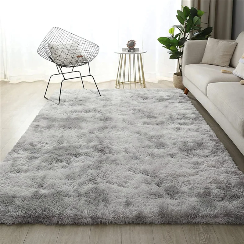 

Thick Plush Carpets Living Room Decoration Home Soft Shaggy Lounge Rugs Fluffy Children's Play Mat Bedside Velvet Floor Mats