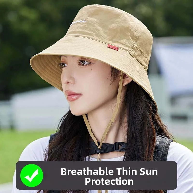 

Женская летняя кепка для рыбалки на открытом воздухе с защитой лица, дышащая, для велоспорта, солнцезащитная, модная панама UPF100+