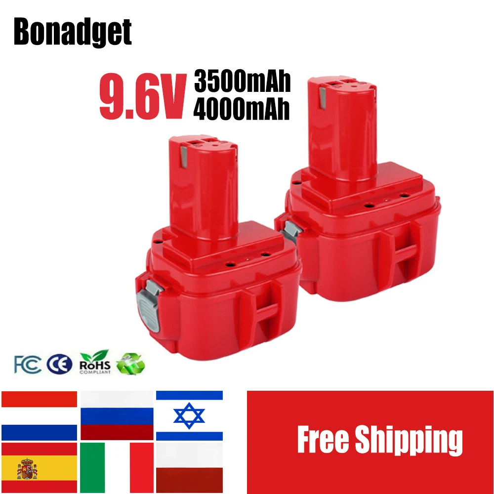 

Original for Makita PA09 9.6V 3.5Ah/4.0Ah Replacement Battery Ni MH Rechargeable Battery 9120 9122 9134 9135 Power Tools Bateria