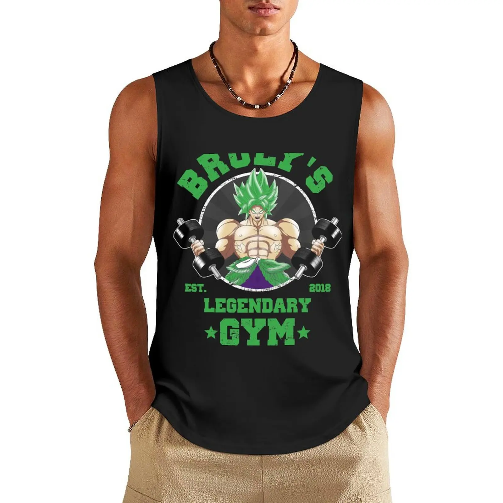 

Legendary Gym Tank Top Men's gym t-shirt summer sleeveless vests