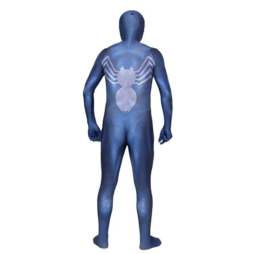 Venom Symbiote SpidSuffolk Smile Hero Cosplay Costume pour adultes et enfants, combinaison de fête d'Halloween, batterie complète, seconde peau, Zentai