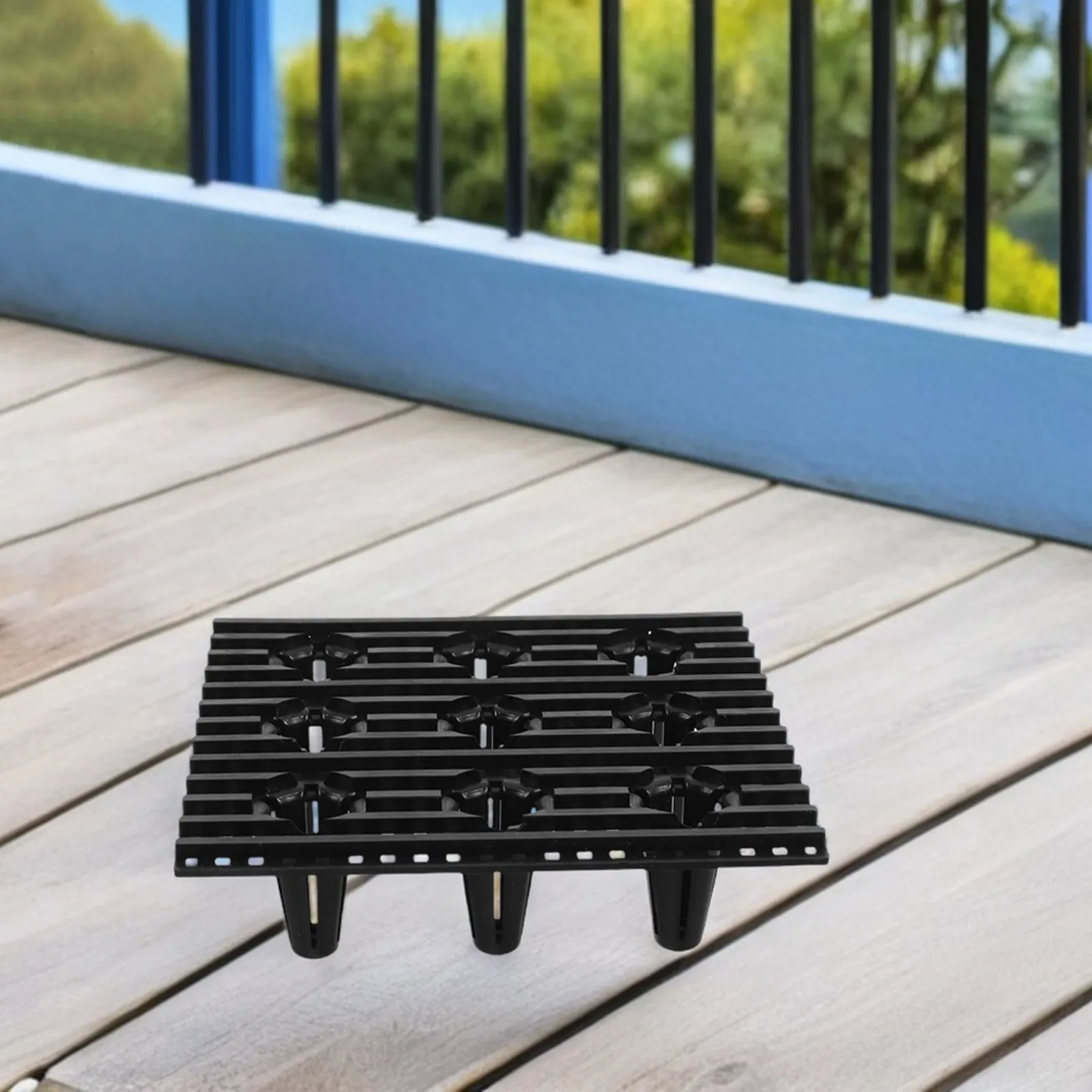 12Pcs Plant Level Pot Elevator Thickened Plastic Flower Pot Feet Risers for Indoor Outdoor Drainage Anti-Rot Breathable Feet