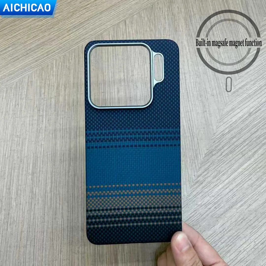 ACC-Real Carbon Fiber Phone Case for Xiaomi 15Spro Aramid Fiber, Ultra-Thin Shock Absorbent, Slim Design, Phone case