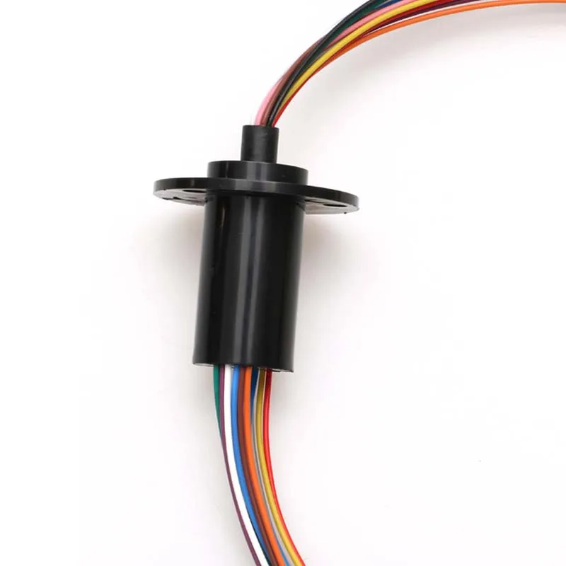 1PCS 22mm 5A/10A/15A/30A Wind Energy Slip Ring 2/3/4/6/8/12 Wire Channel  Capsule Rotary Joint Electronic Connector Adapter