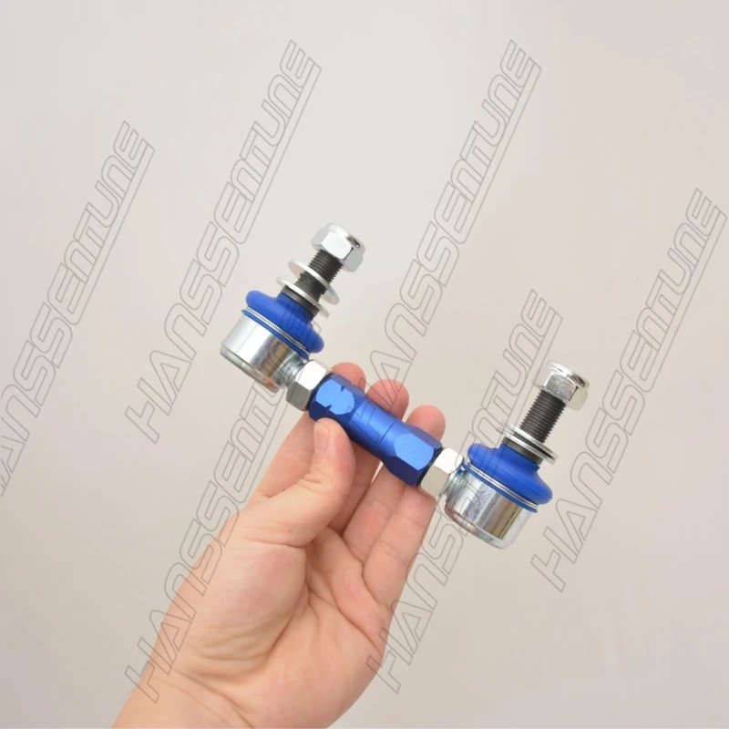 미쓰비시 파제로 NM NP NS NT NW NX용 헤비듀티 조절식 안티롤 스웨이바 12mm 프론트 또는 리어 스태빌라이저 엔드 링크 키트 썸네일 4