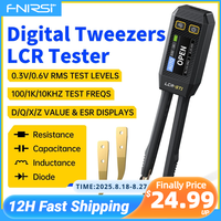 FNIRSI LCR-ST1 Mini Smart Tweezer LCR SMD ESR Tester Resistance Capacitance Inductance Continuity Diode Test Measurement Tools