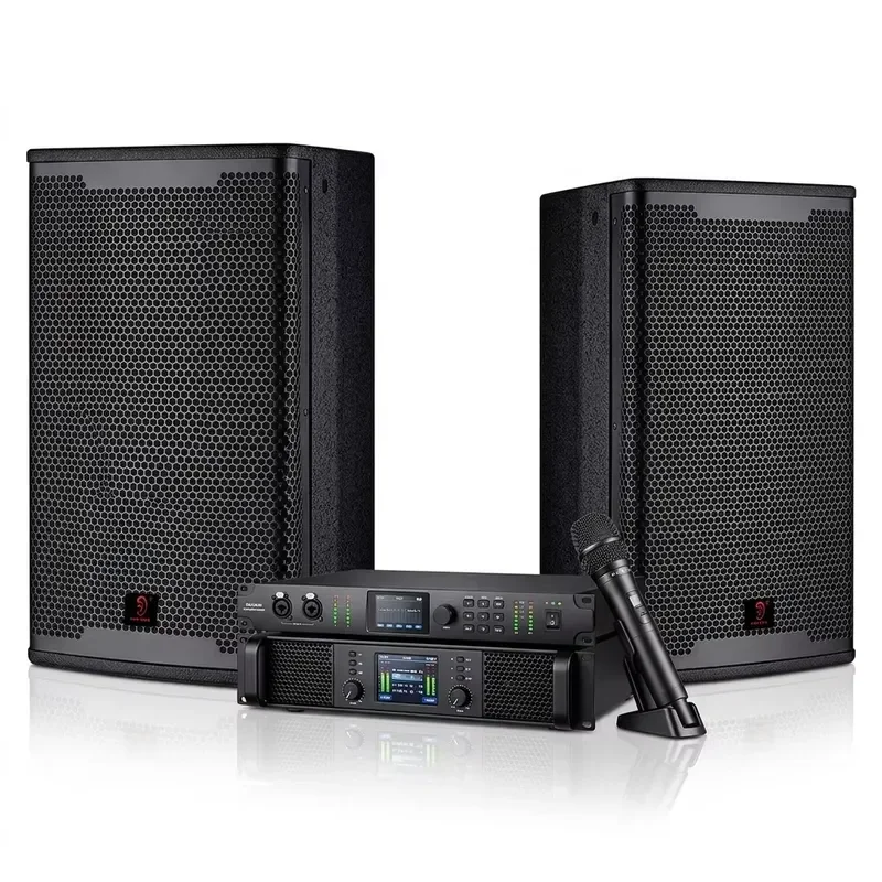 for 15 Inch Professional Speakers KTV Entertainment Audio Stage Monitors Church Audio Equipment Power Amplifier Speakers