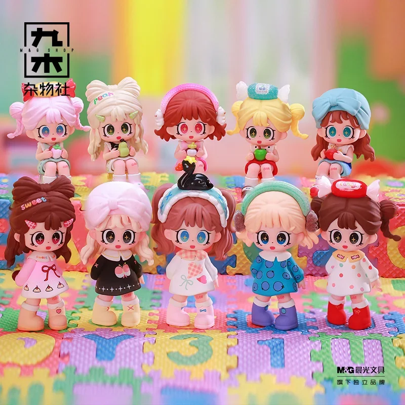 

MILAY Migogo Series Mini Blind Box Mystery Box Toys Kawaii Ornaments Figurines Home Decor Desktop Model