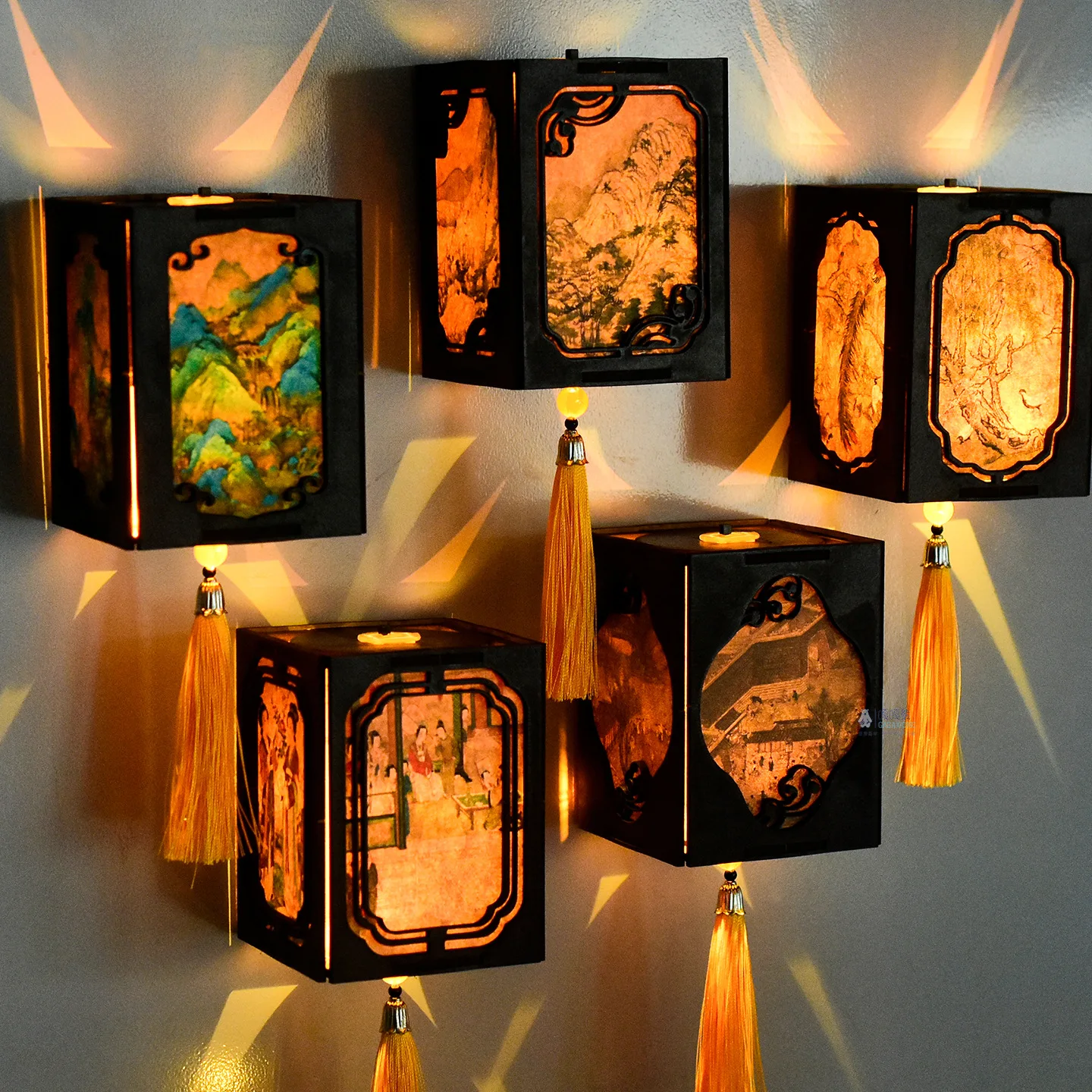 

2026 LED Lantern Fridge Magnet DIY Kit,New Chinese Style Craft Fridge Magnet – Creative Luminous Decor,Unique Cultural Gift Idea