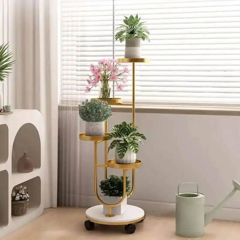 

Stand Accessories Minimalist Aesthetics France Flowers Decorations Light Luxury Flowers Stand Organizer Plantenrek Furniture