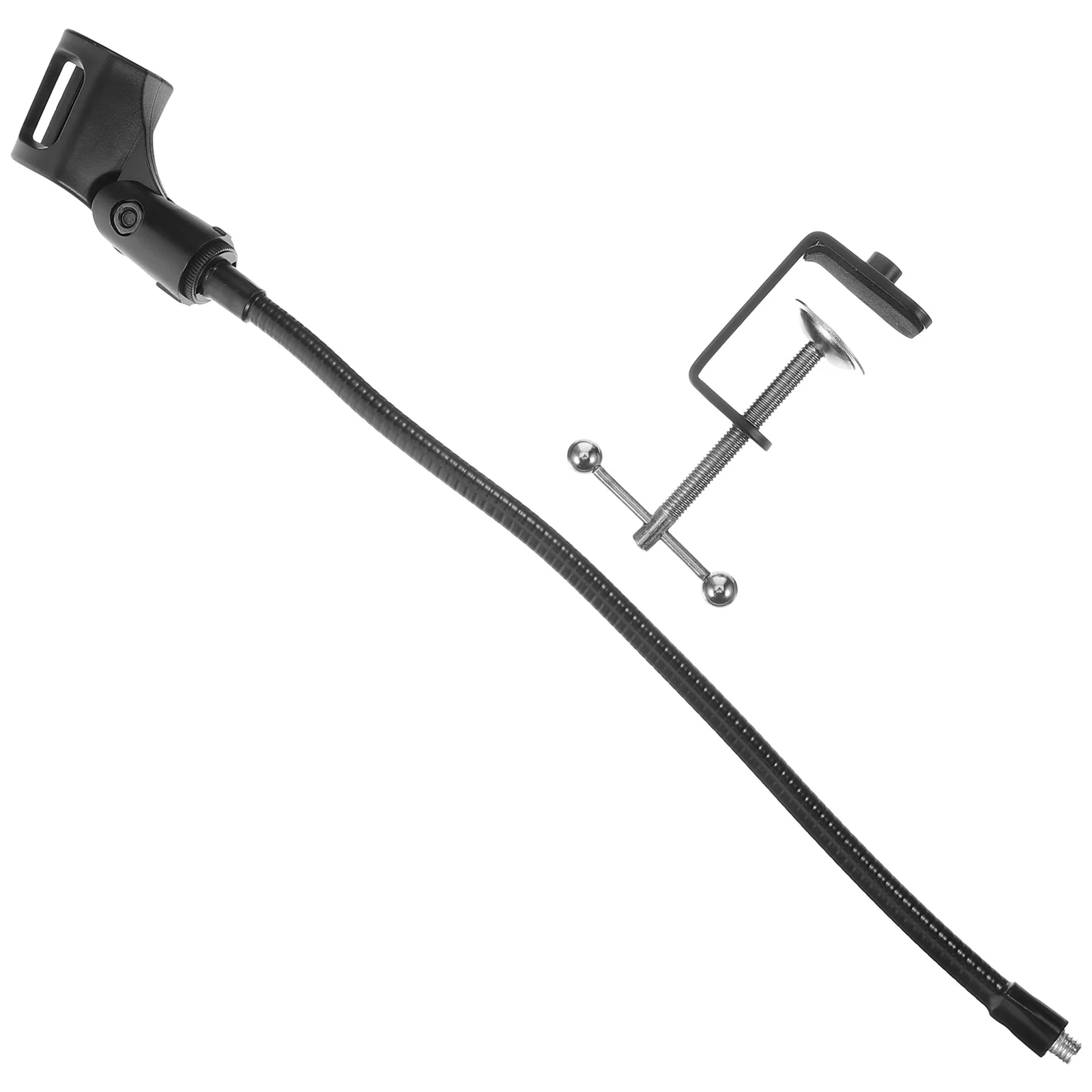 

1 Set Microphone Stand Gooseneck Adjustable Desk Phone Holder For Live Streaming Video Conference Mic Arm Mount Universal Clip