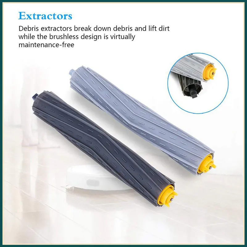 For iRobot Roomba 800 980 990 900 896 886 870 865 866 Series HEPA Filter Side Roller Brush Vacuums Cleaner Replacement Parts