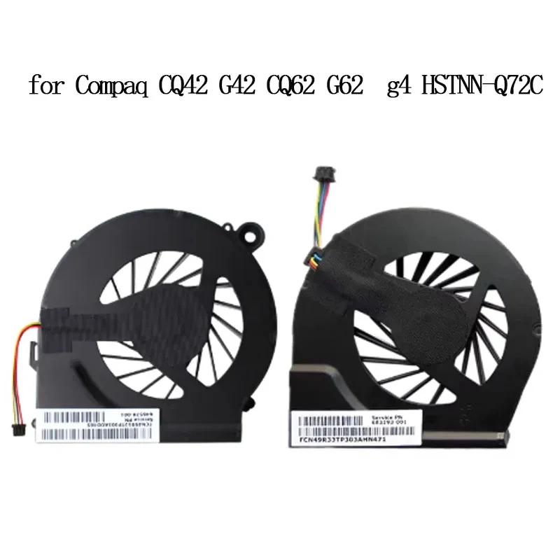 NEW Laptop cpu cooling fan for HP for Compaq CQ42 G42 CQ62 G62 Pavilion G4 G6 G4-1000 G4-2000 TPN-Q109 Q110 HSTNN-Q72C
