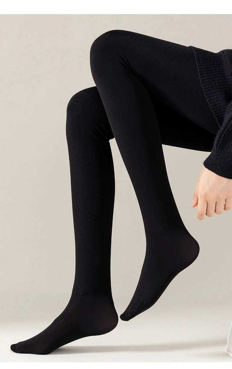 2023 New Design 165- 185cm Tall Lengthened Women Leggings First Line Thick Velvet Flesh Color Pantyhose Water Light Leg Artifact