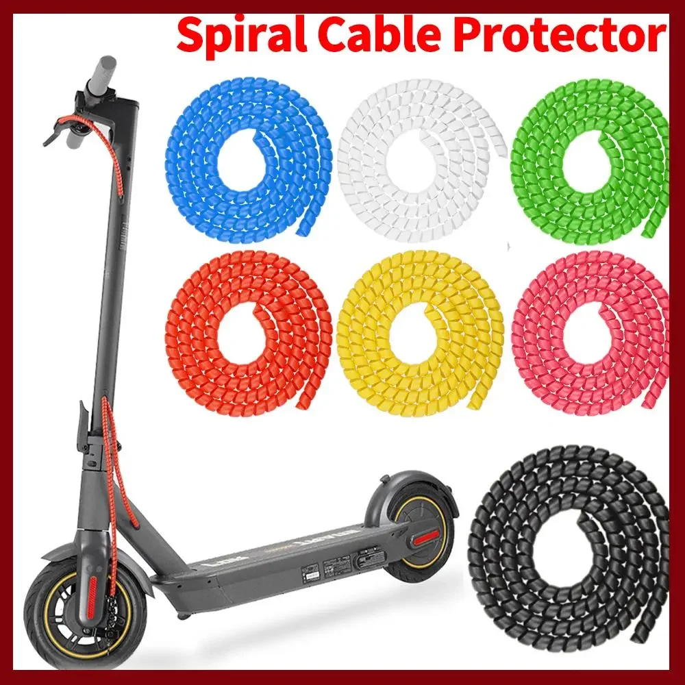 

1,3-метровый органайзер для защиты труб, спиральная пленка, универсальный защитный чехол для кабеля электрического скутера, износостойкий для M365 PRO 2