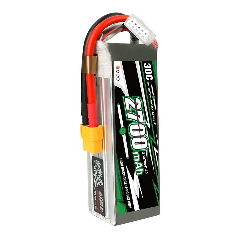 Gens ACE 2400mAh/2700mAh 2S 3S 4s 7.4 11.1V 14.8V 30C awionika z wtyczką T/XT60 Model samolotu bateria litowa