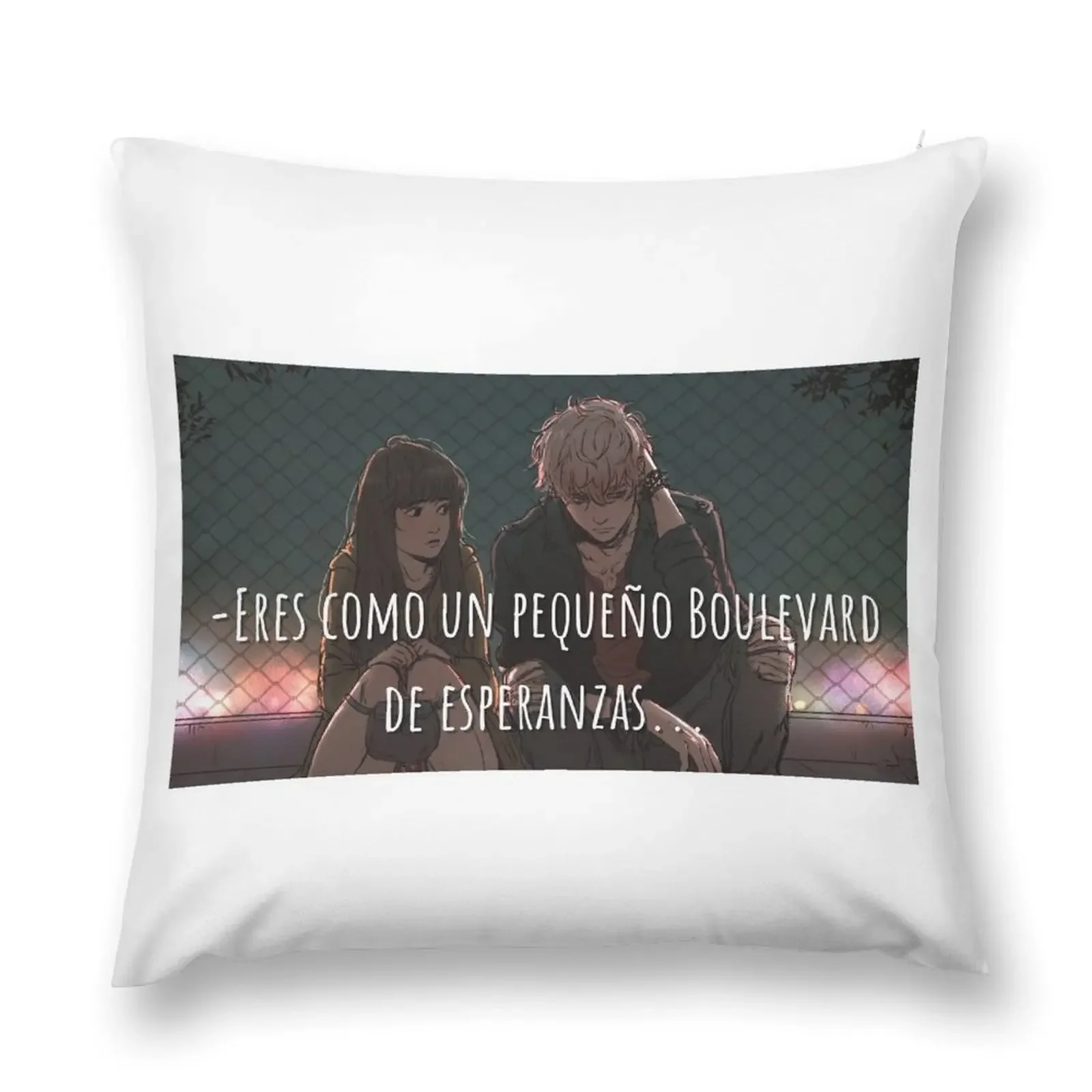 Boulevard Flor M. Salvador Throw Pillow christmas cushions covers Decorative pillowcase Decorative Cover For Living Room pillow