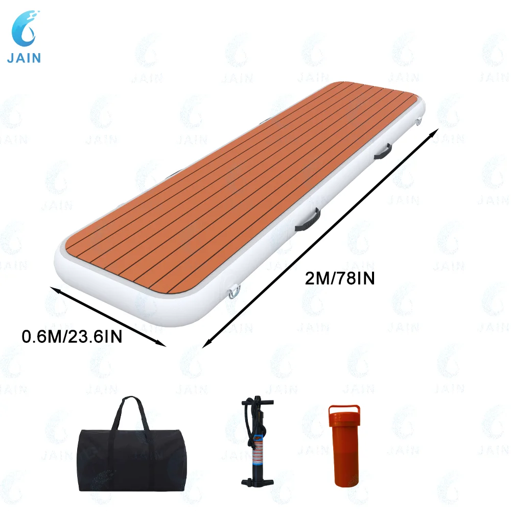 

Плавающая док-станция с сумкой для переноски, надувная платформа, гангвей для озера, моря, плавки для острова, портативные и универсальные для лодок, бассейна