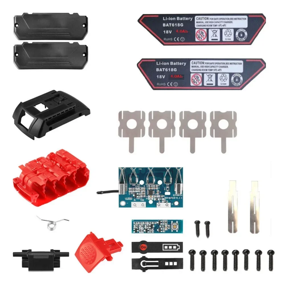 

1set Brand New High Quality For Bosch 18V Li-ion Battery Battery Housing Kit Battery Housing Kit Housing Kit Set
