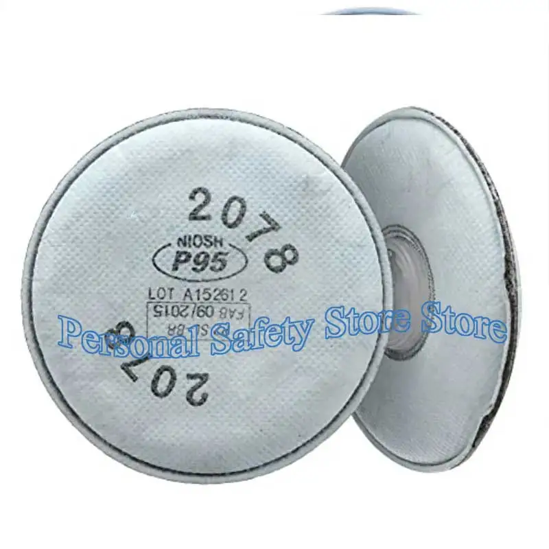 P95 Respirator Filter 2078 Helps Protect Against Oil and Non-Oil Based Particulates Nuisance Level Organic Vapor/Acid Gas Relief