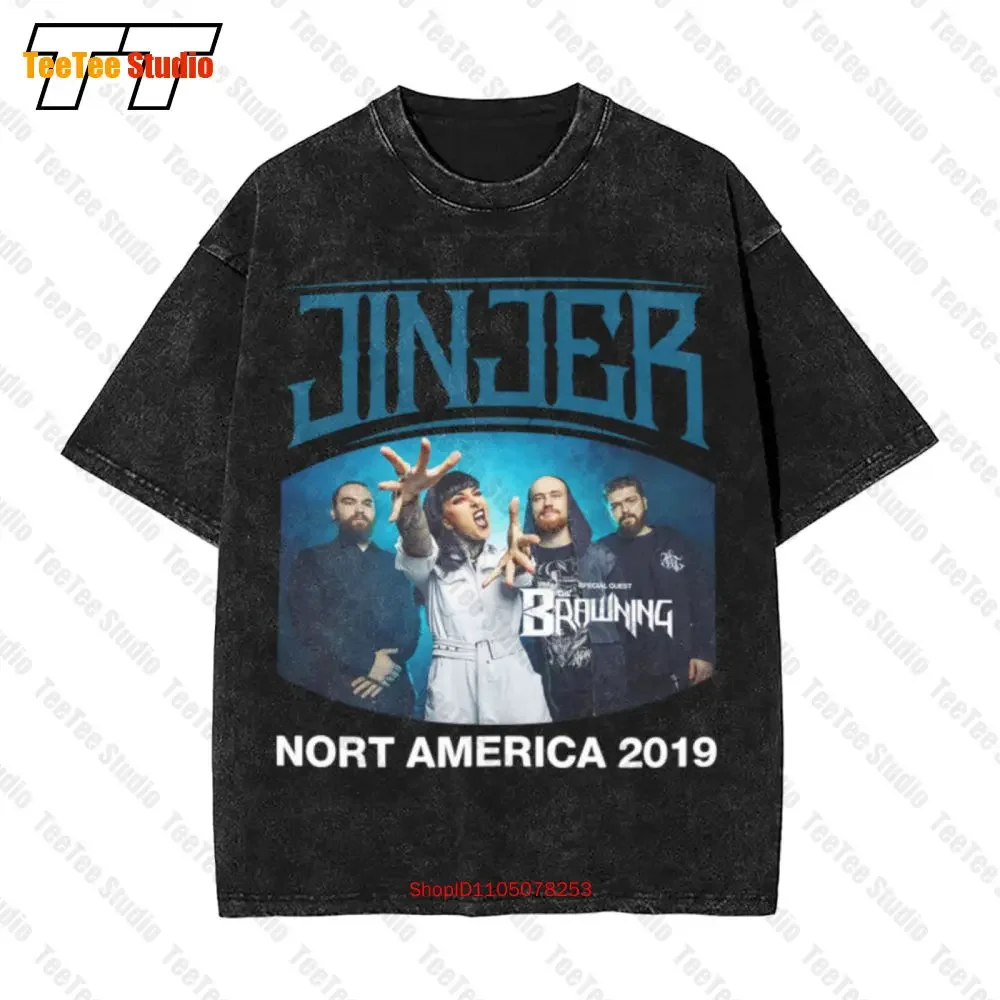 Jinjer Nort Amerika Tour 2019 Aesthetic Clothing T-Shirt 28UH
