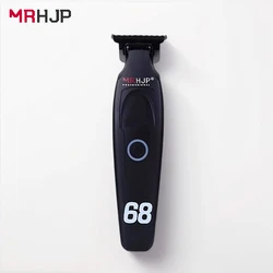 2024 New HJP Professional Men's Trimmer 7000RPM DLC Barber Professional Hairstyle Engraving Shears Low Decibel and Low Vibration
