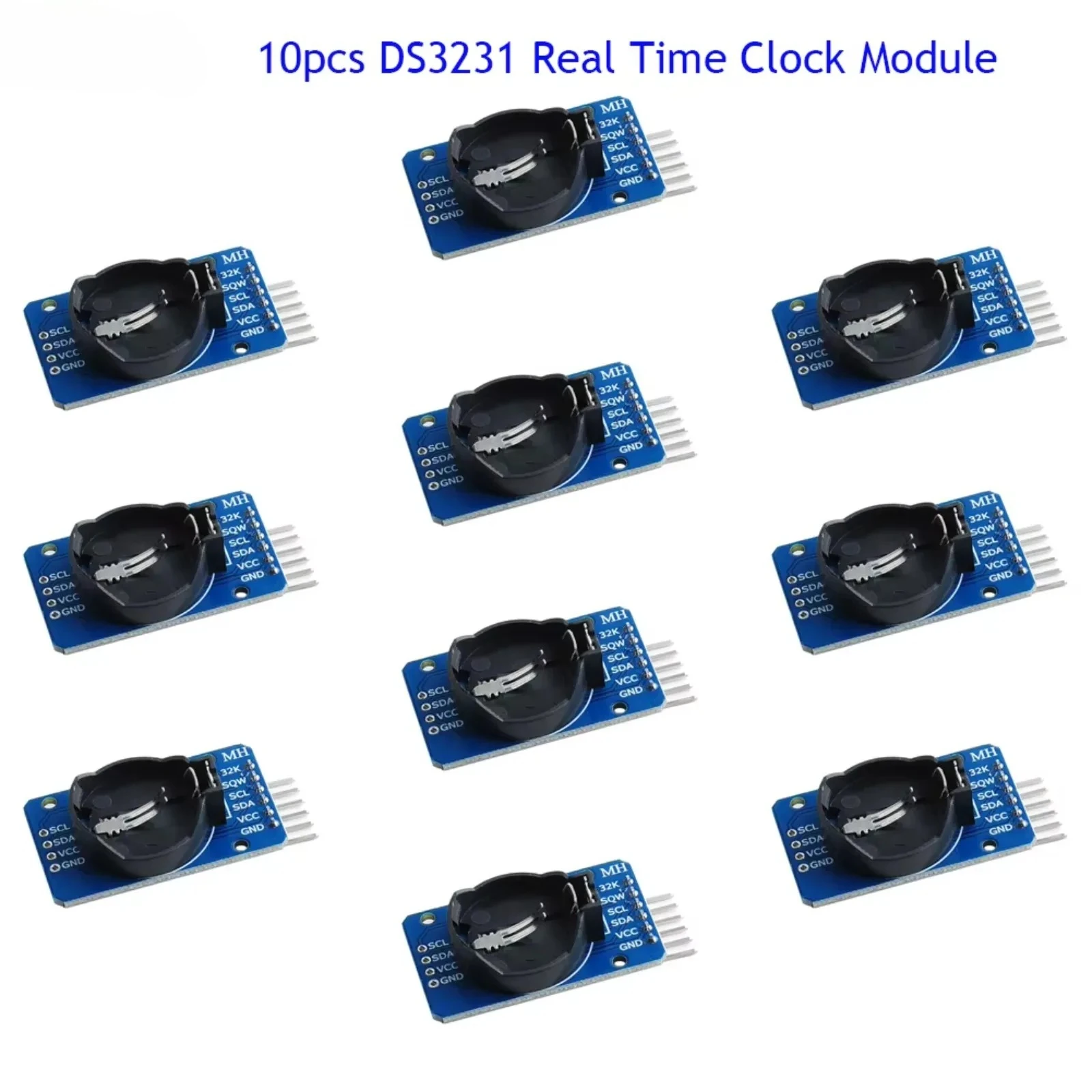 1/2/5/10PCS DS3231 Modulo orologio in tempo reale Sensore RTC Ad alta precisione AT24C32 IIC Timer Sveglia per Ardui + senza Rasp + frambo Pi