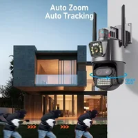 Cámara PTZ WiFi 8MP con doble lente