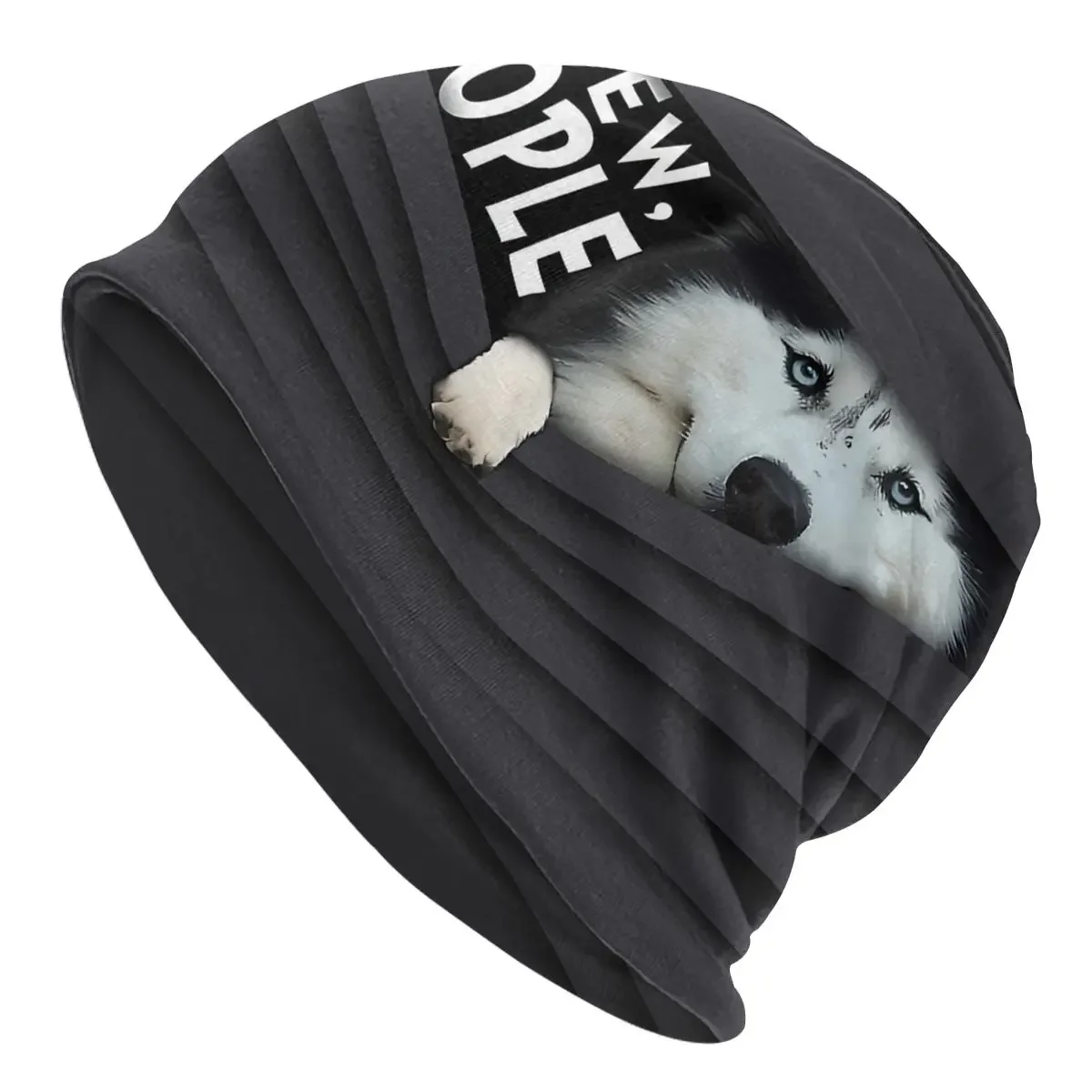 Siberian Husky Skullies Beanies Caps Ew People Thin Hat Sport Sports Bonnet Hats for Men Women