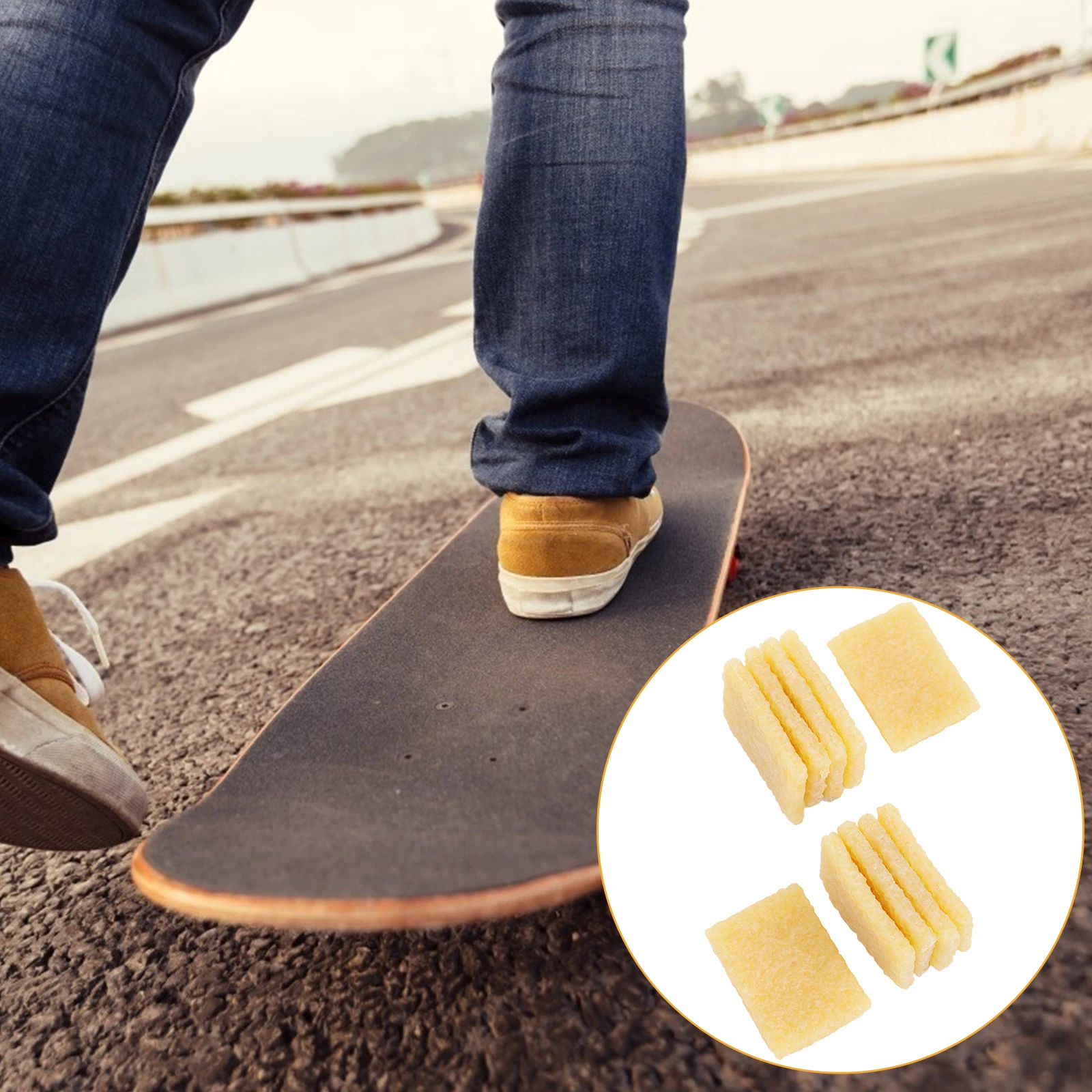 

Skateboard Eraser Rubber Cleaner Abrasive Tool Sandpaper Stick Cleaning Block for Skateboard Accessories High Quality Material