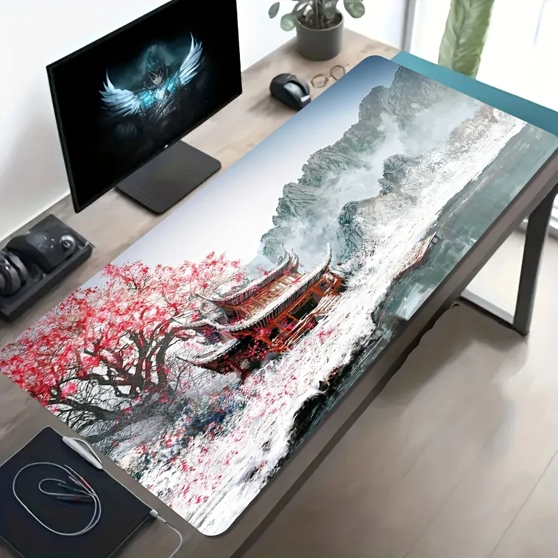 

Large Gaming Mouse Pad Desk Mat Cloth Surface Non Slip Rubber Base Mousepad for PC Laptop Keyboard Office