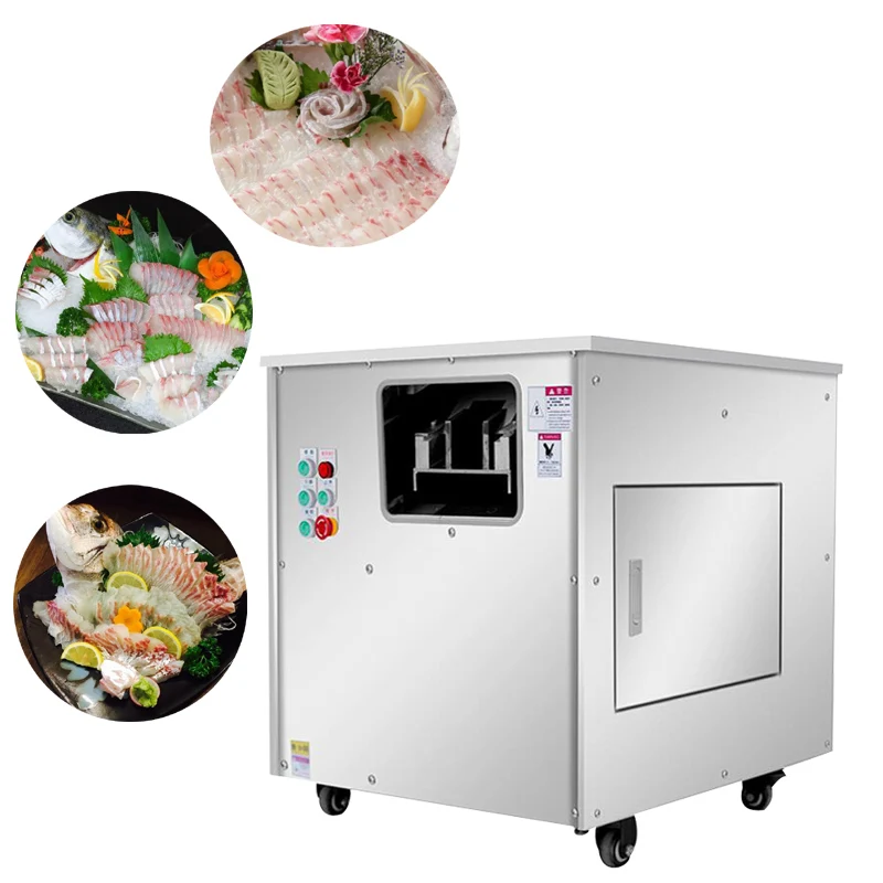 Full Automatic Small Commercial Oblique Cut Pickled Chinese Cabbage Fish Electric Black Fish Boiled Fish Slicer