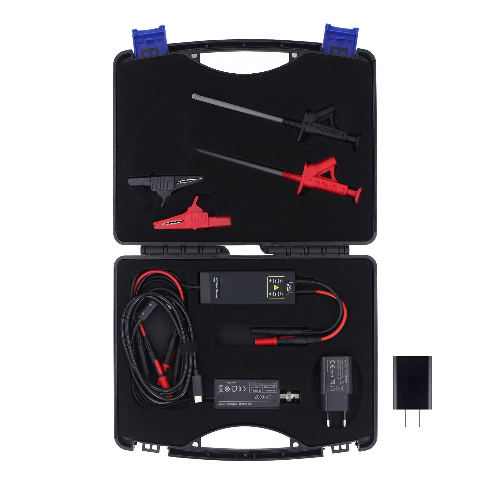 مجموعة مسبار تفاضلي عالي الجهد 100 ميجا هرتز 700 فولت 20X 200X معدل التوهين راسم الذبذبات طقم مسبار الجهد العالي