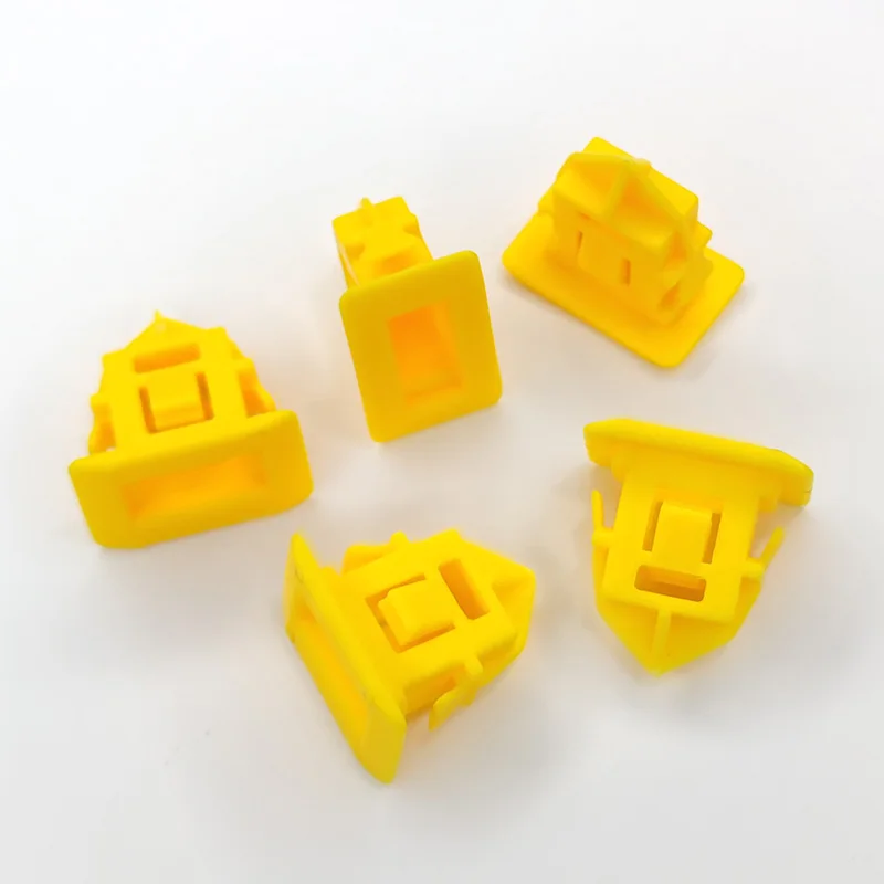 5x Lower Door Side Skirt Fixing Clips Beam Bottom Edge Rivets For Volvo S40 C30 S80 S60 Car Guard Plate Snap Clip Fasteners