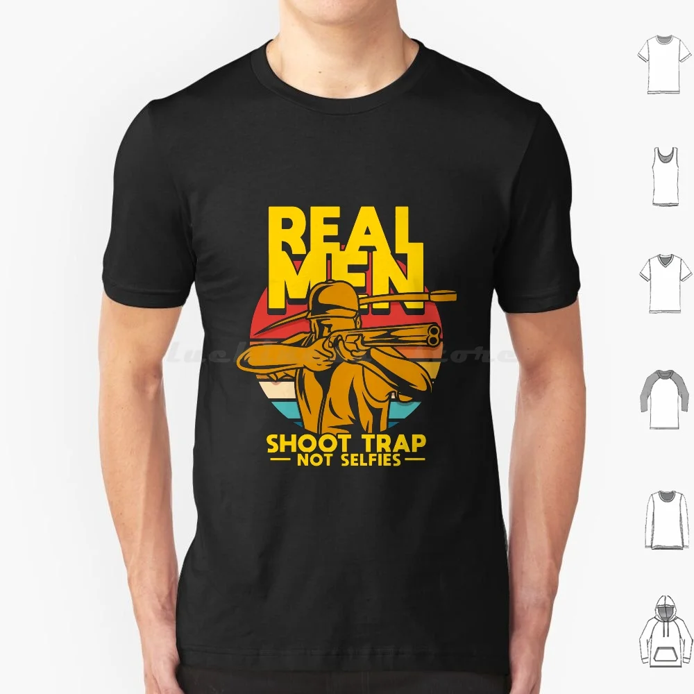 Retro Vintage Trap Shooting For Skeet Shooters Shoot T Shirt Cotton Men Women Diy Print Trap Shooting Skeet Clay Target