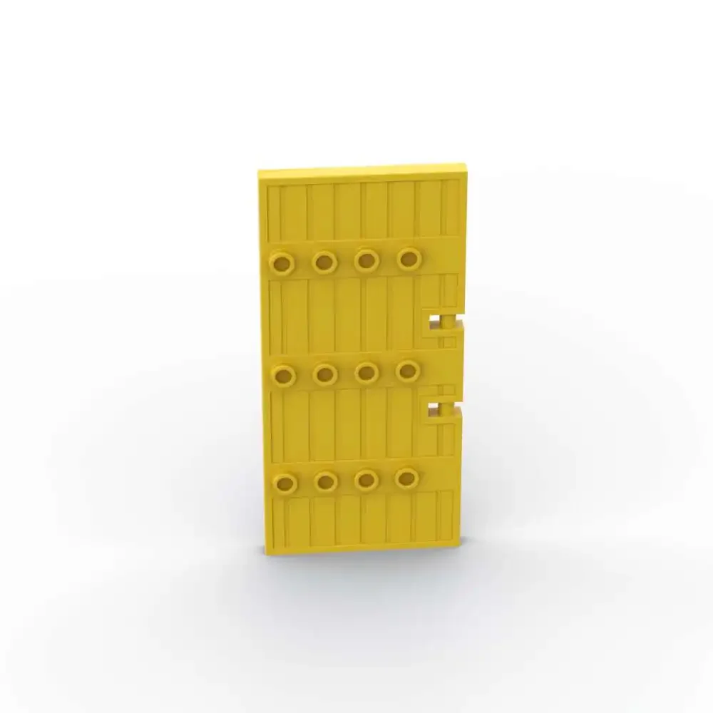 MOC 1 ชิ้น หมายเลข 87601 ประตูไม้ครึ่งบานขนาดใหญ่ ตัวต่อบล็อกประตู ของเล่นเสริมพัฒนาการ ตัวต่อจิ๊กซอว์ ของขวัญวันเกิดสำหรับเด็ก