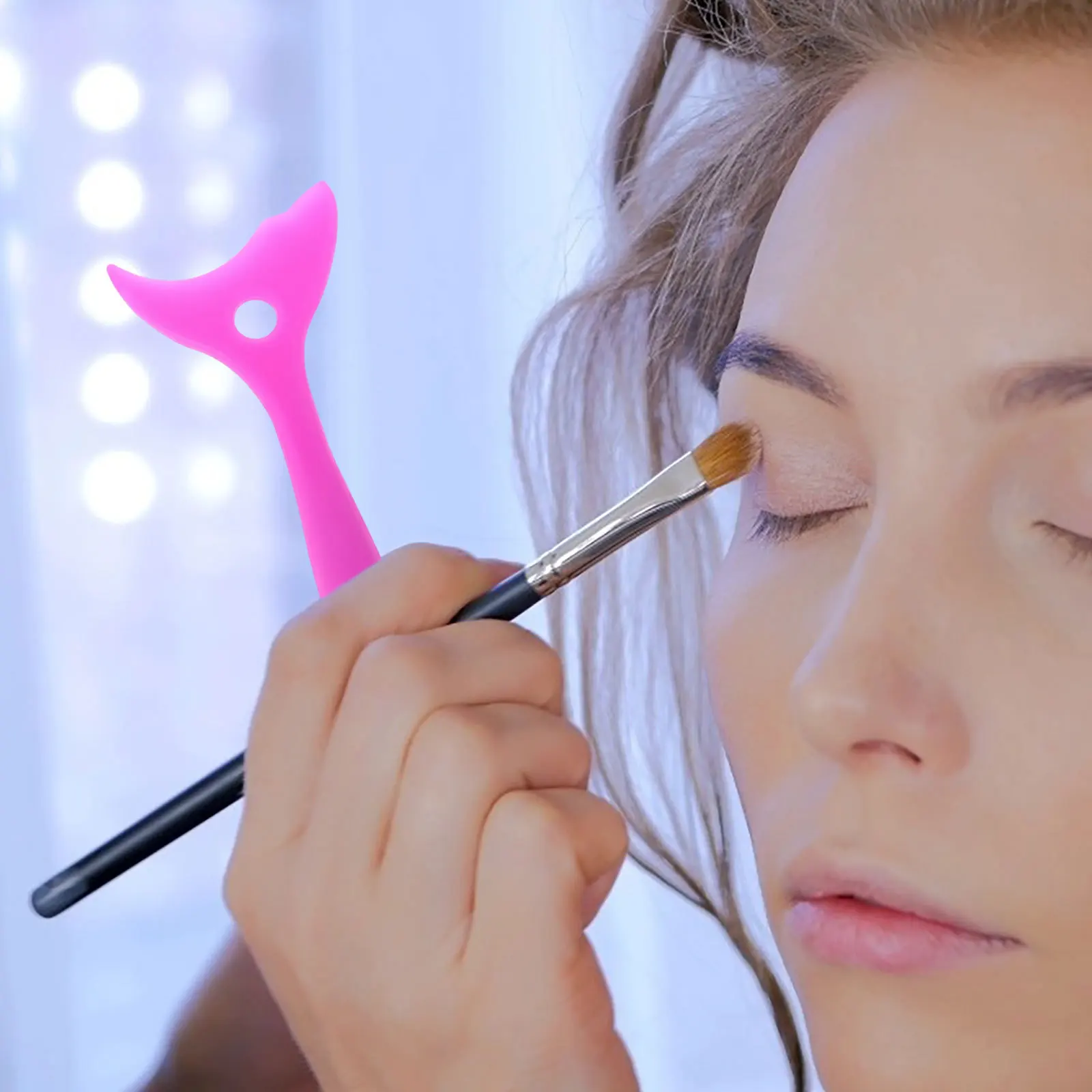 4 pezzi riutilizzabili in silicone per il trucco degli occhi stencil strumento per eyeliner guida per sopracciglia ombretto scudi gatto occhio ala timbro mascara guardia aiutante