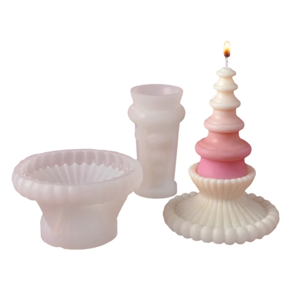 

Wishing Pool Aromatherapy Candle Silicone Mold DIY Spiral Candle Silicone Mold Scented Making Tools 3D DIY Handmade Fragrance