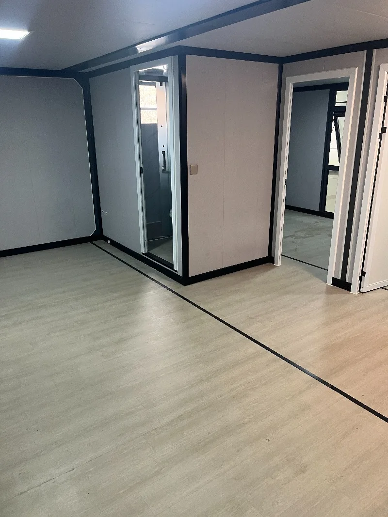 Casa contenitore espandibile con tetto piatto a doppia piani Casa espandibile Casa prefabbricata Soggiorno Piccola villa