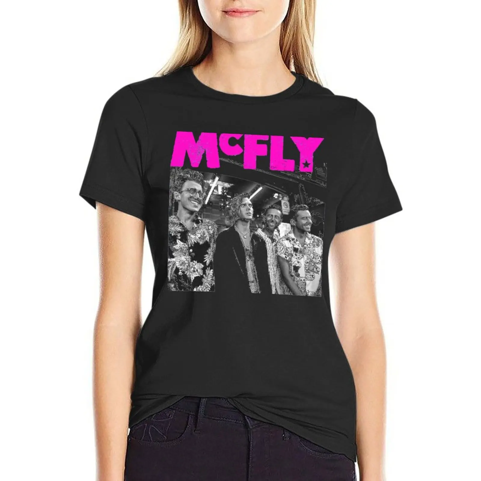 

Gift Idea Mcfly T-Shirt korean fashion animal print plus size tops animal print shirt for girls white t-shirts for Women