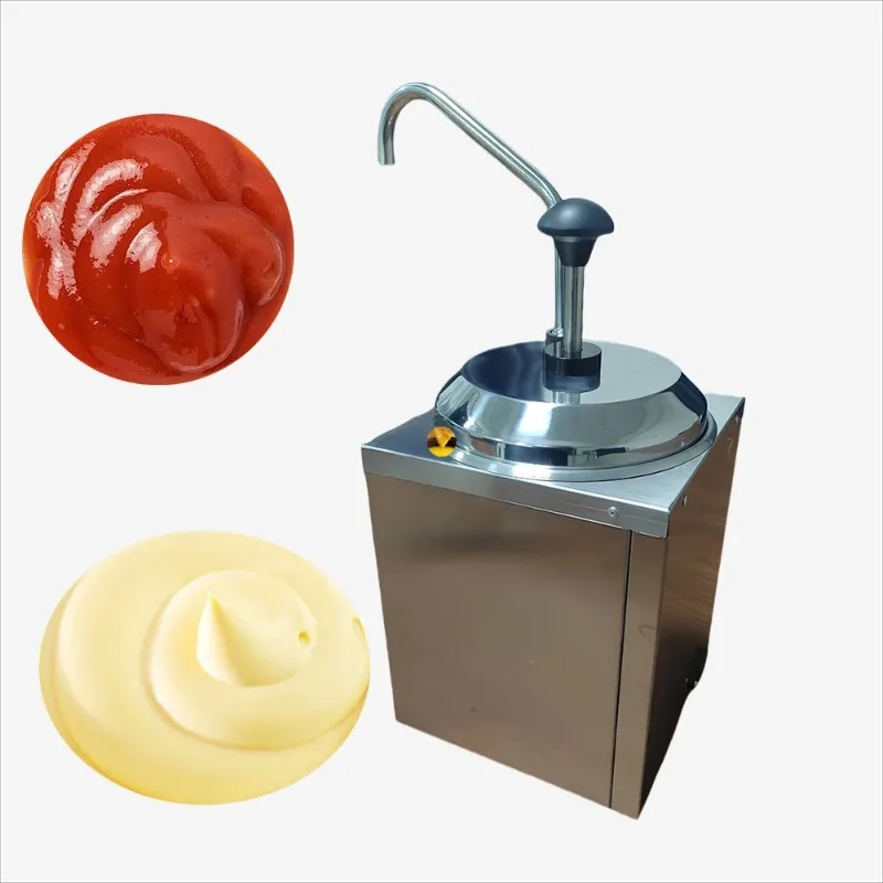 2.5L Cheese Pump Dispenser Electric Sauce/Cheese/Chocolate/Butter Pump Warmer for Restaurant Commercial Use