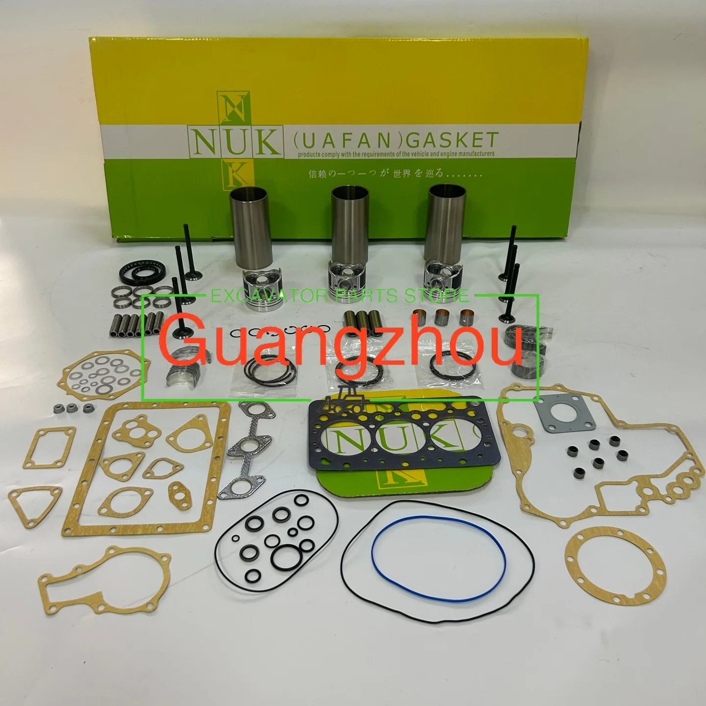 Overhaul Rebuild Kit for Kubota Engine D1302 Tractor L275 L2002 L275F L275DT L2250F L2250DT