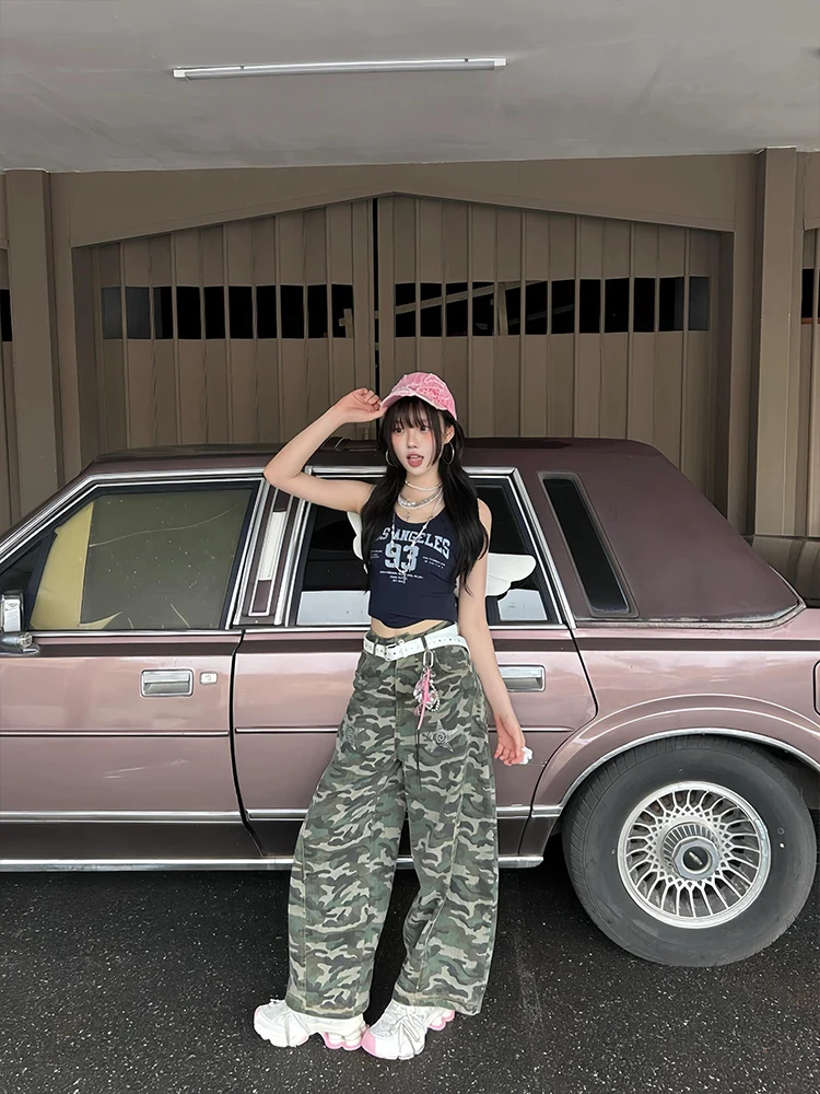 Gilet con cinturino per ragazza americana dolce e fresco, nuovo design estivo da donna, abbigliamento interno Svel Or, vestibilità comoda in cotone